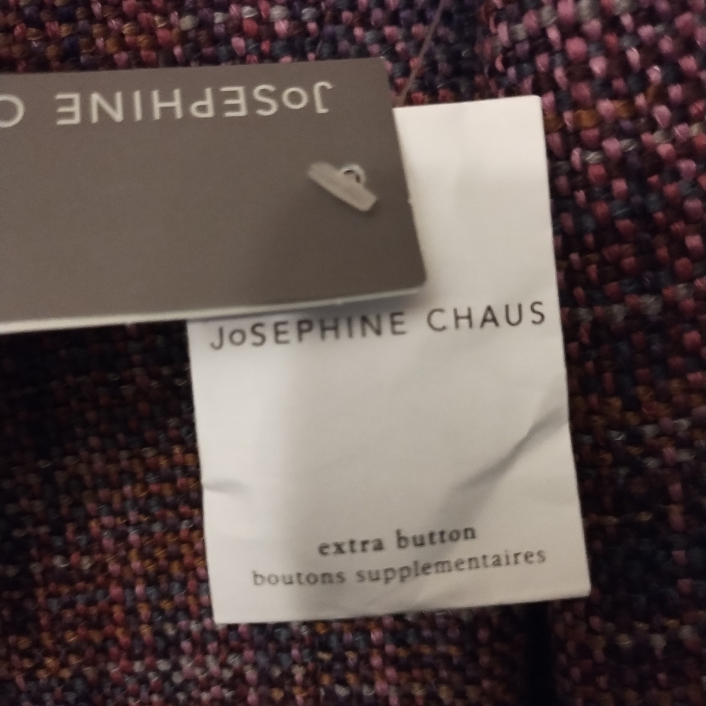 Josephine Chaus NWT Purple Tweed Jacket - Picture 3 of 8
